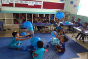 Sathyam International School-Blue Day